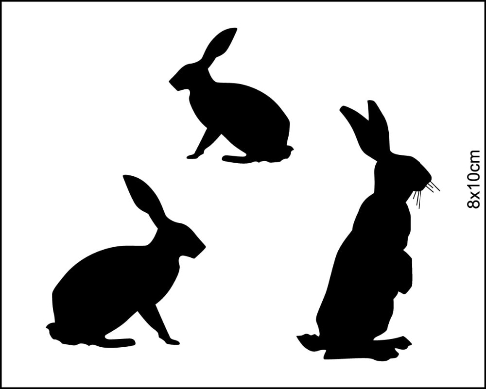 Rabbit Transparent Clear Silicone Stamp/Seal for DIY scrapbooking/photo album Decorative clear stamp sheets A1730