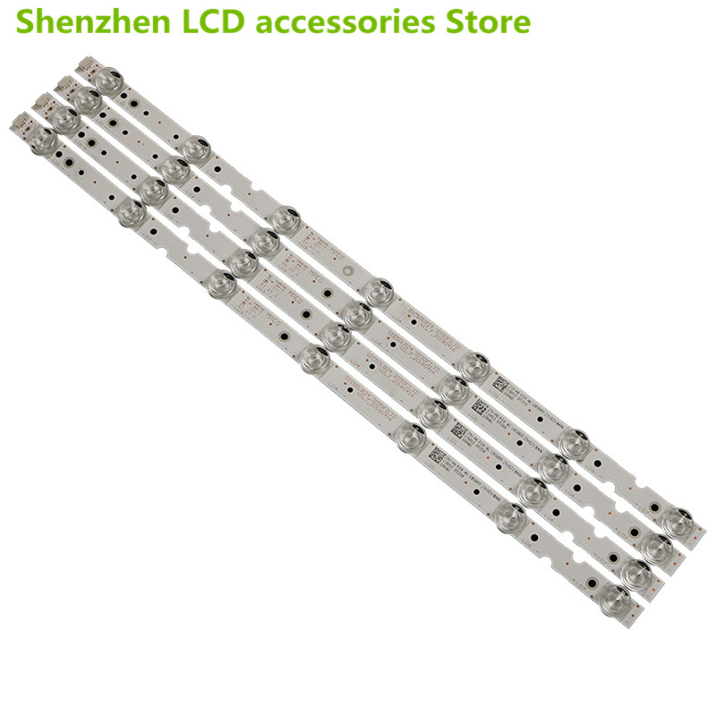 Voor Tcl 50V2 50D6 TCL-GLC-50D6-3030-4X7-LX LVU500NDEL 46Cm 6V 7LED 50 Inch Aluminium 100% Lcd Tv Backlight Bar 7 Lamp