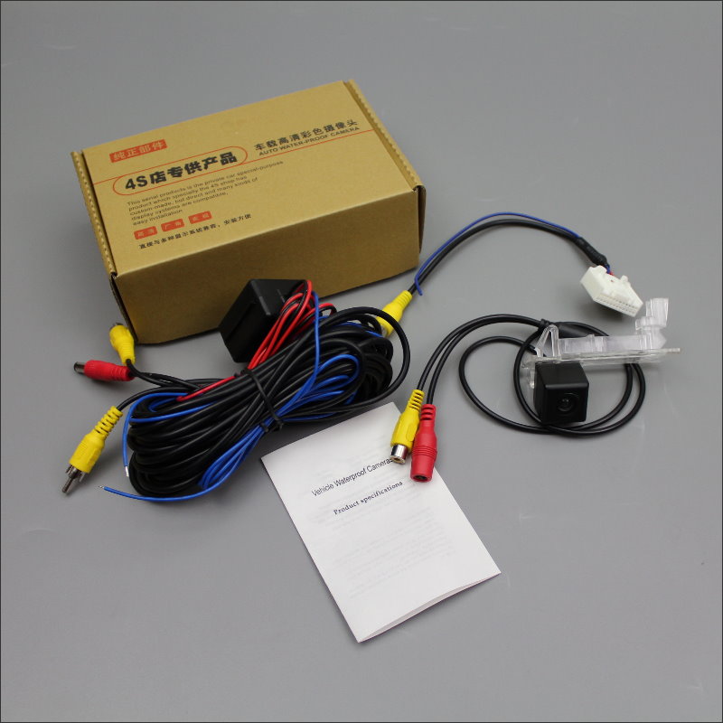 Liislee For Skoda Rapid Car Rear View Back Up Reverse Camera Sets / RCA & Original Screen Compatible / Parking Camera