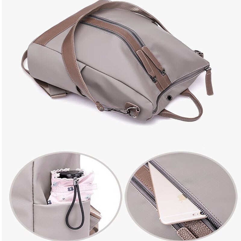 Kleur Toevallige Schoudertas Elegante Hoogwaardige Temperament Rugzak Multifunctionele Opslag Opbergtas Baby Luiertas