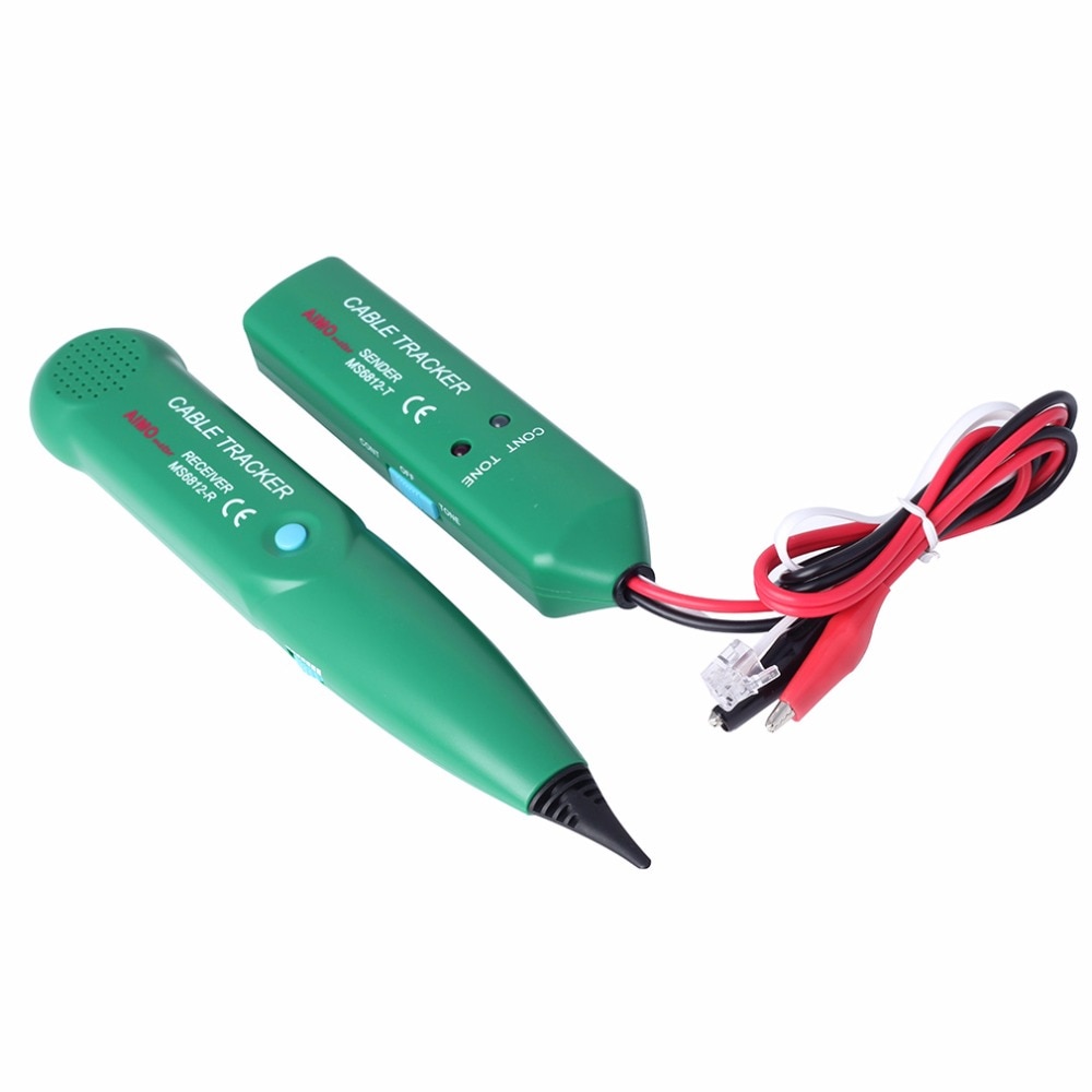 Satkit MASTECH MS6812 – Cavo Tester Per Linee Telefoniche E Rete, Tracker Con Trasmettitore E Ricevitore, Batterie Incluse - 4