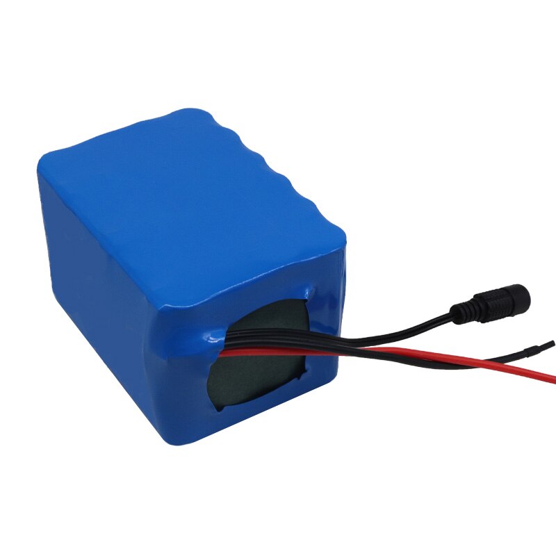 Batterie Lithium-ion 25,2 V 20 Ah – 6S4P – Boîtier PVC Bleu – Protections BMS – Compatible Moteurs 50-500 W – Pour Vélo Et Scooter électrique – Chargeur Inclus