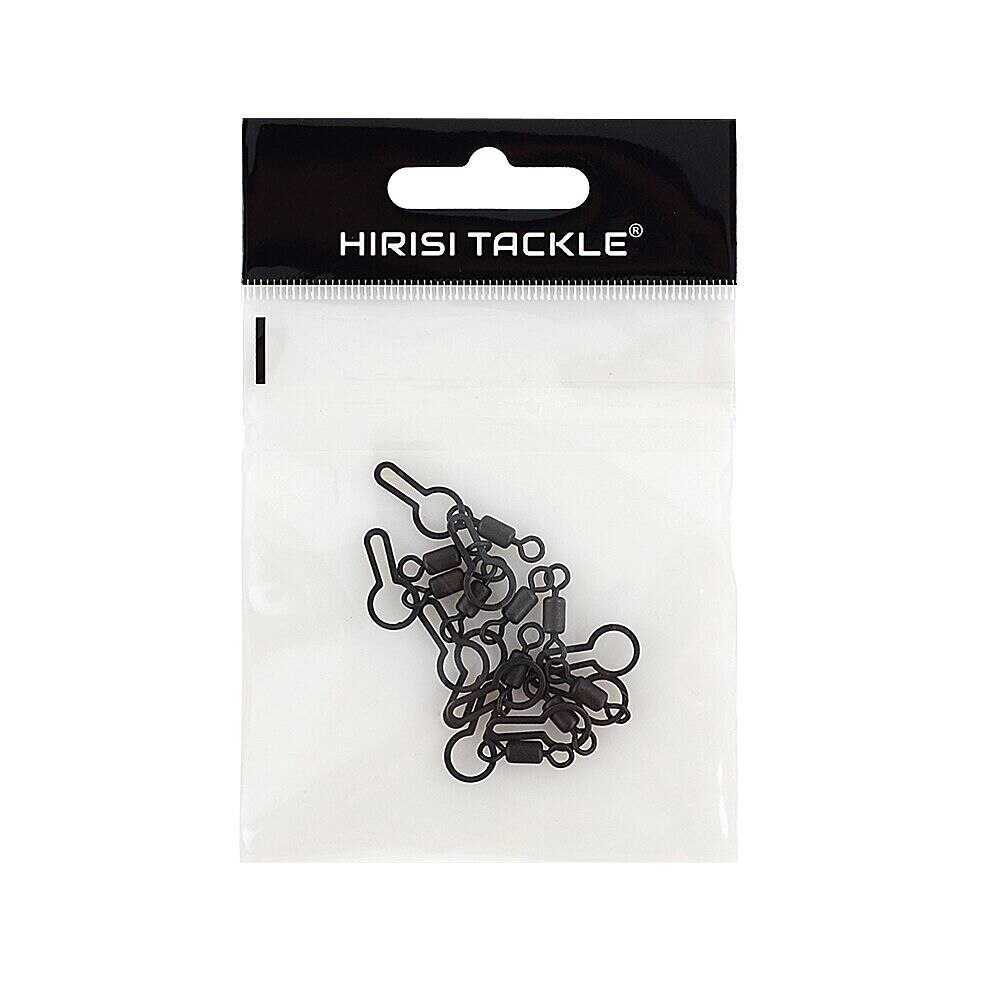 10pcs pesca alla carpa Pva Mesh clip girevoli borsa Pva pesca girevole Snap per attrezzatura da pesca terminale