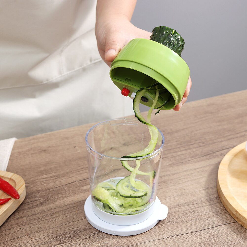 Spiral Carrot Spiralizer Grater Vegetable Accessories Veget Tools Manual Kitchen Handheld Cutter Slicer Gadget Shredder Peeler