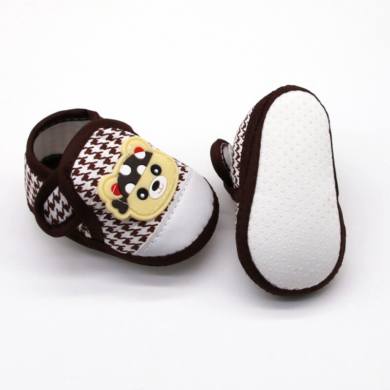 Toddler Baby Boy Girl First Walkers Cartoon Pattern Anti-Slip Shoes Baby Girl Sandals Casual Soft Soled Walking Shoe