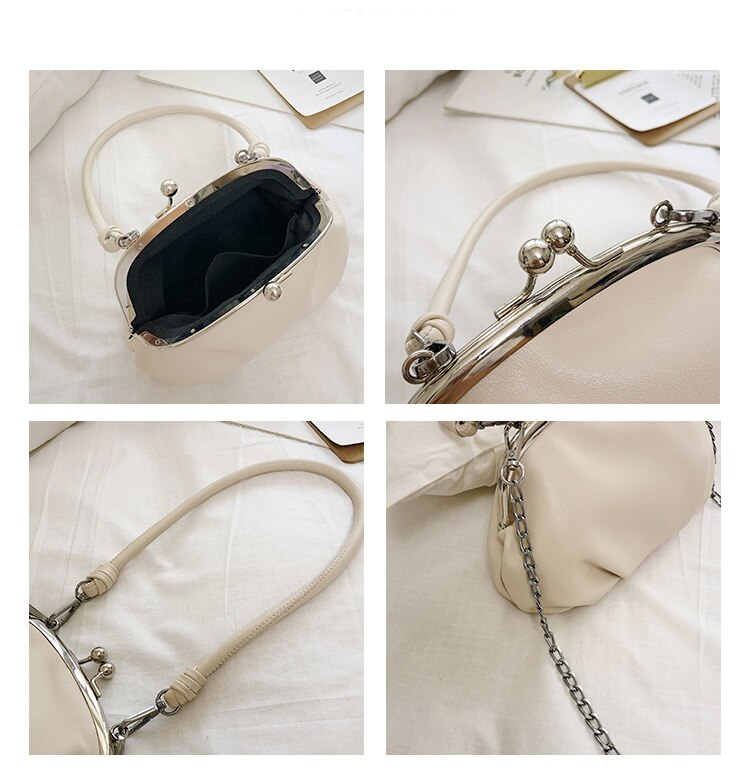 Shell Vorm Pu Lederen Crossbody Tassen Voor Vrouwen Portemonnees En Handtassen Mode Eenvoudige Schoudertas Dames Cross Body Bag Mini pouch
