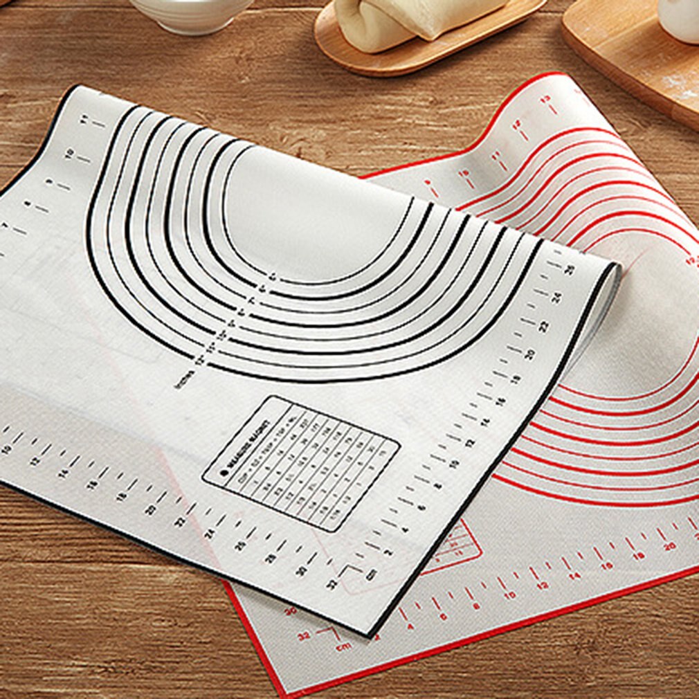 Non-Stick Silicone Baking Mat Pad Baking Sheet Glass Fiber Rolling Dough Mat Cookie Macaron Baking Mat Pastry Tools