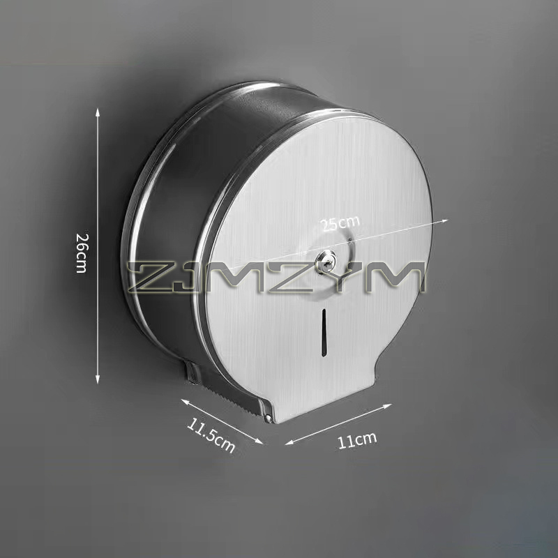 Organizador de papel de parede para banheiro, aço inoxidável, grande rack de tecido, casa, hotel, rolo de papel higiênico, suporte com trava: Borgonha