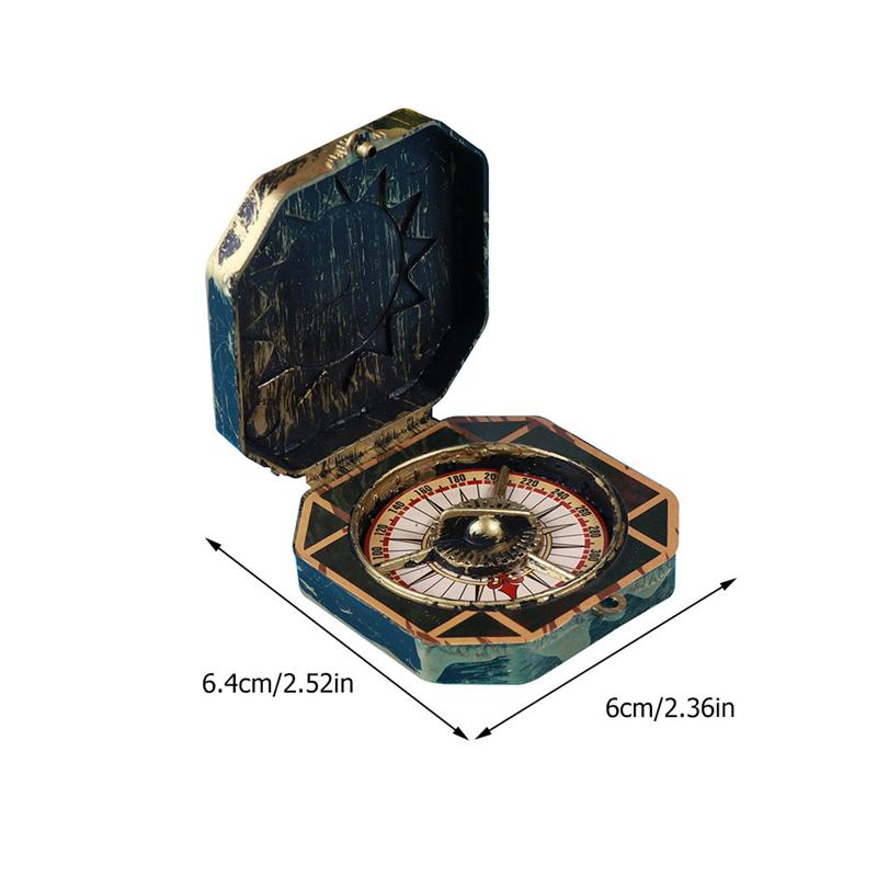 6Pcs Compass Toy Lightweight Realistic Special Costume Accessory Compass Model Compass Plaything for Children Halloween