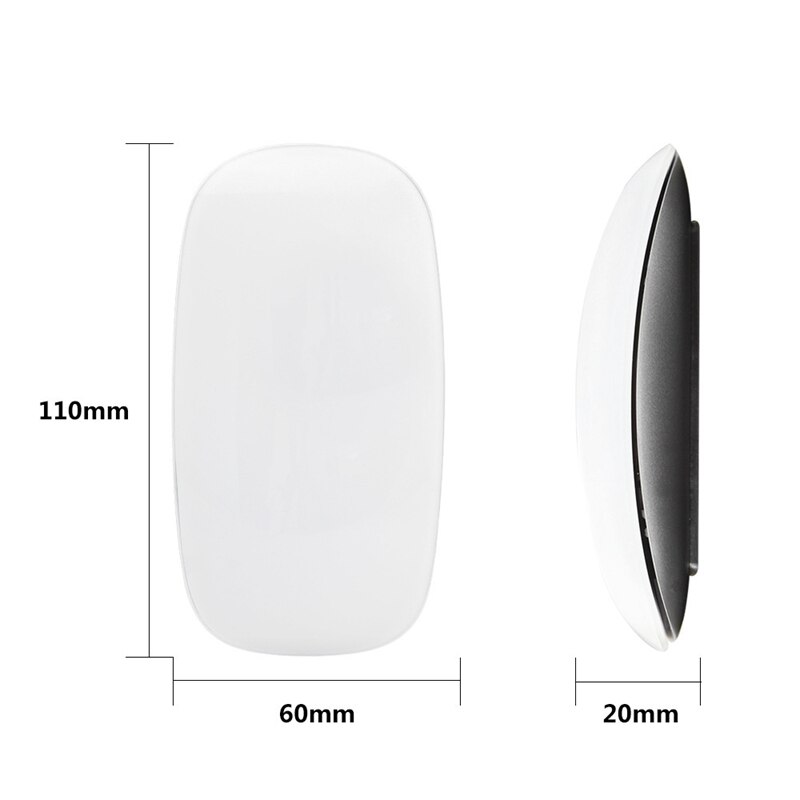 Wireless Mouse ic Ultra-Thin Curved Press Mouse Ergonomic Optical Usb Computer Ultra-Thin Bluetooth 3.0 Mouse For Apple Mac