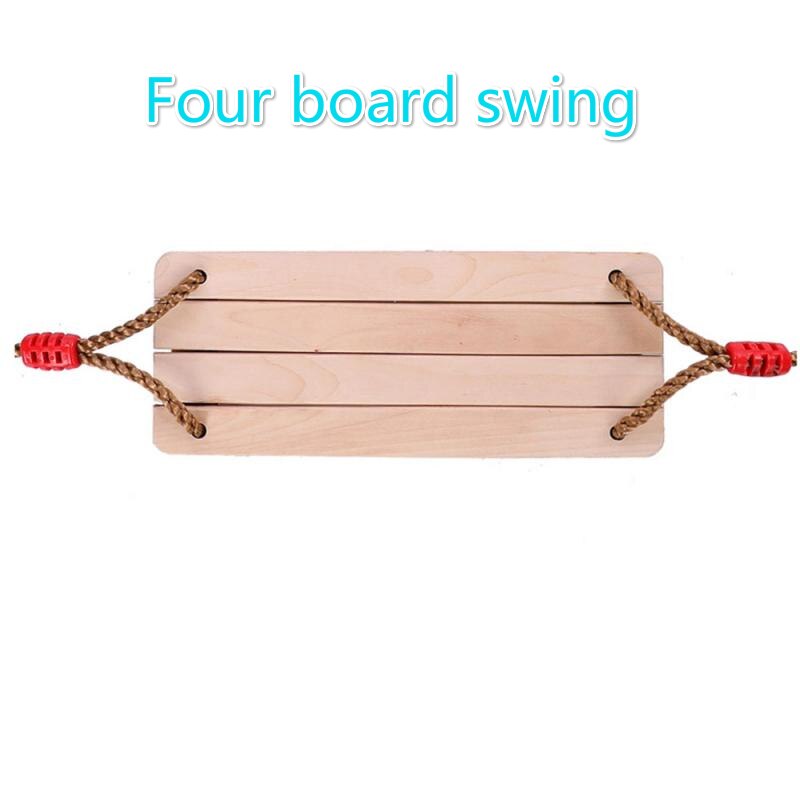 Columpios hechos a mano para niños, de de madera pulida columpio, juguetes relajantes para interiores y exteriores, juguete familiar para exteriores: 02