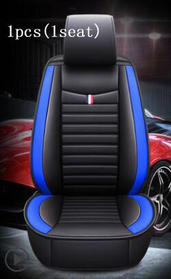 asiento de cuero Pu cojín no se mueve Universal cubierta del coche no diapositiva General saltos Hatchards a para Toyota Rav4 E6 X30: Good Blue Front 1pcs