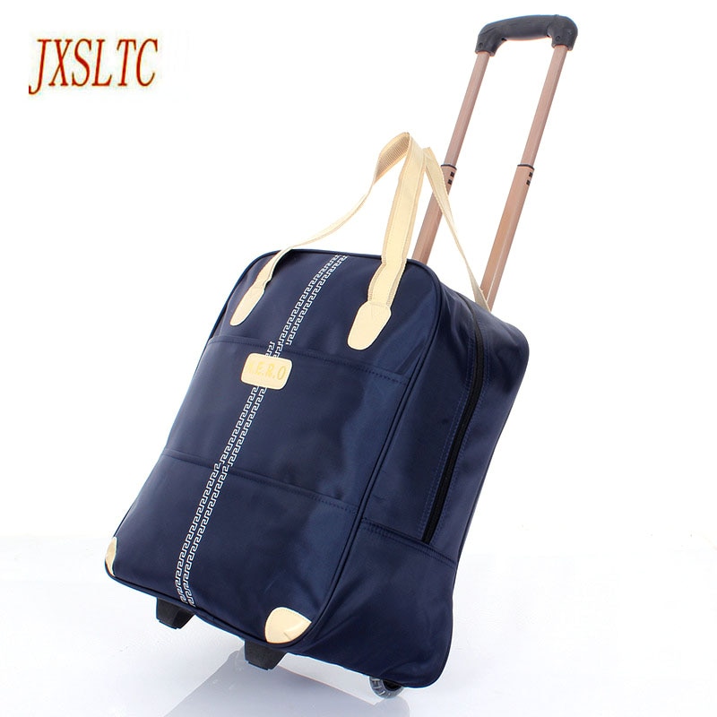 Luggage Metal Trolley Travel Bags Suitcase on wheels valise bagages roulettes Hand Trolley Unisex Bag Sac Board Chassis Package