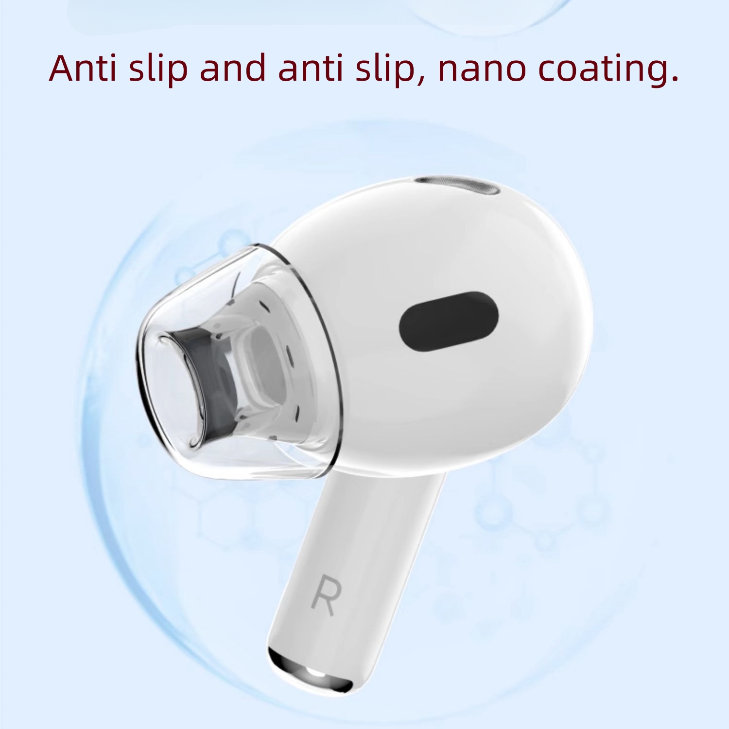 Feaulle Latex AR700+ Earbuds Ear cap Eartips silicone cover Earcaps Silicone Cover Anti Allergy Earphone Cover for Airpods pro 2