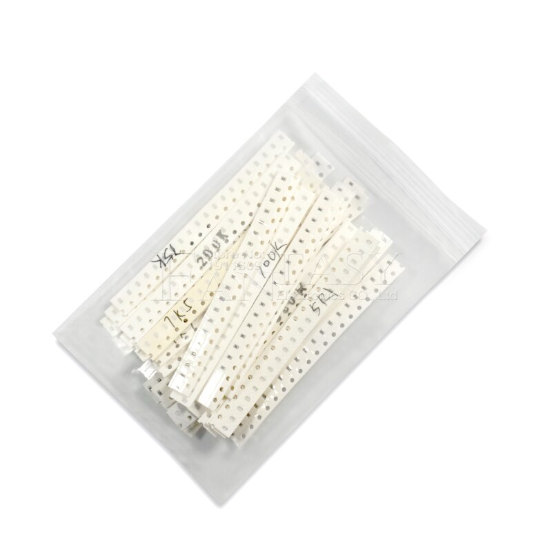 36values*20pcs=720pcs 0603 SMD Capacitor assorted kit 1pF-10uF component diy samples kit and original