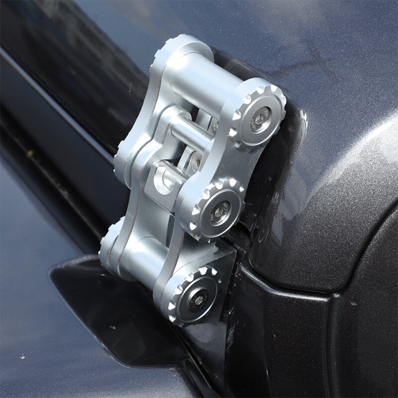 JL Hood Latches, Aluminum Car Hood Catch Set for Jeep Wrangler JL JLU & Jeep Gladiator JT