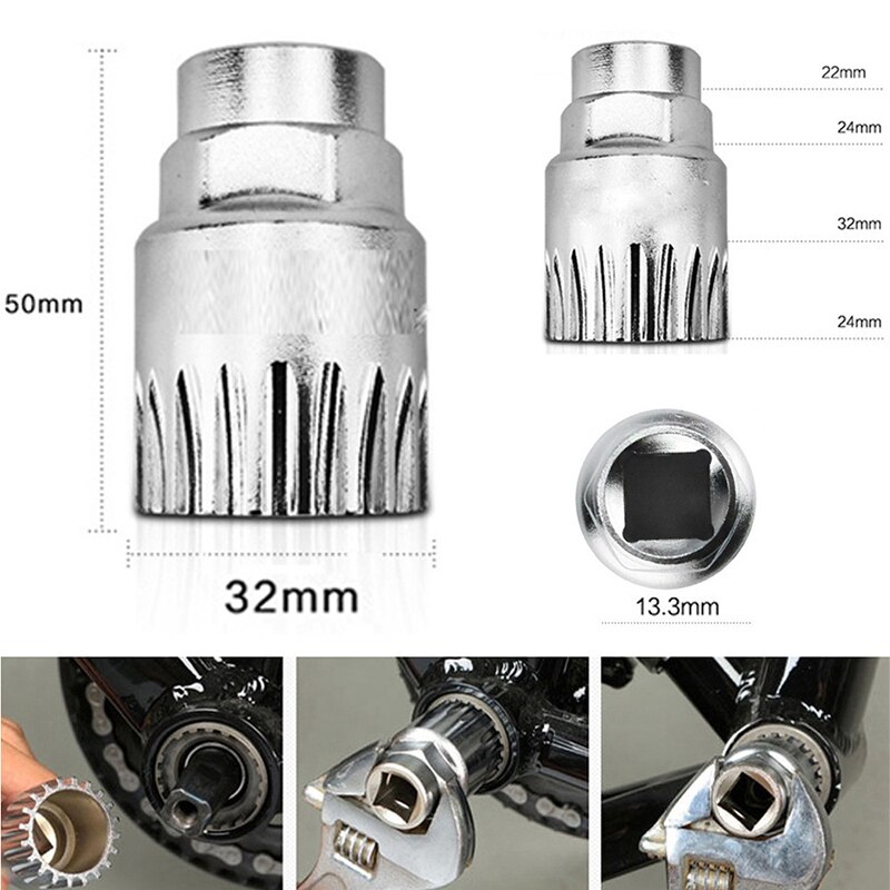 4 Stuks Fiets Reparatie Tool Sets Kits Keten Crank Wiel Extractor Pedaal Remover Puller Tool Outdoor Fietsen Mtb Fiets As remover