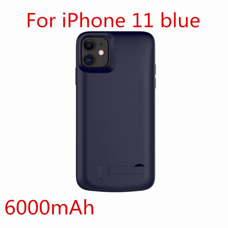 Batterie Ladegerät Fall Für iPhone 11 Pro Max 6 6s Plus 7 8 Plus X XR XS Max 100% batterie Fall Abdeckung Dünne 5000-8000mAh Power Bank