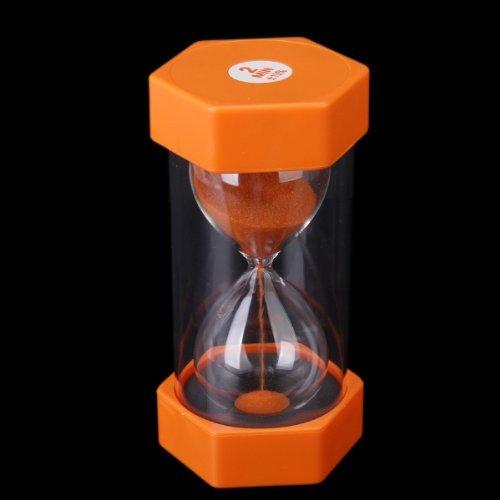 Security Hourglass 2 Minutes Sand Timer-Orange