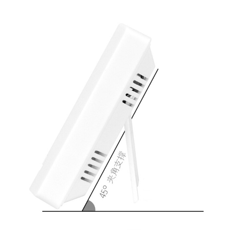 Electronic Thermometer Hygrometer Indoor Multifunctional Temperature Humidity Meter Thermometer with Time Display Home Supplies