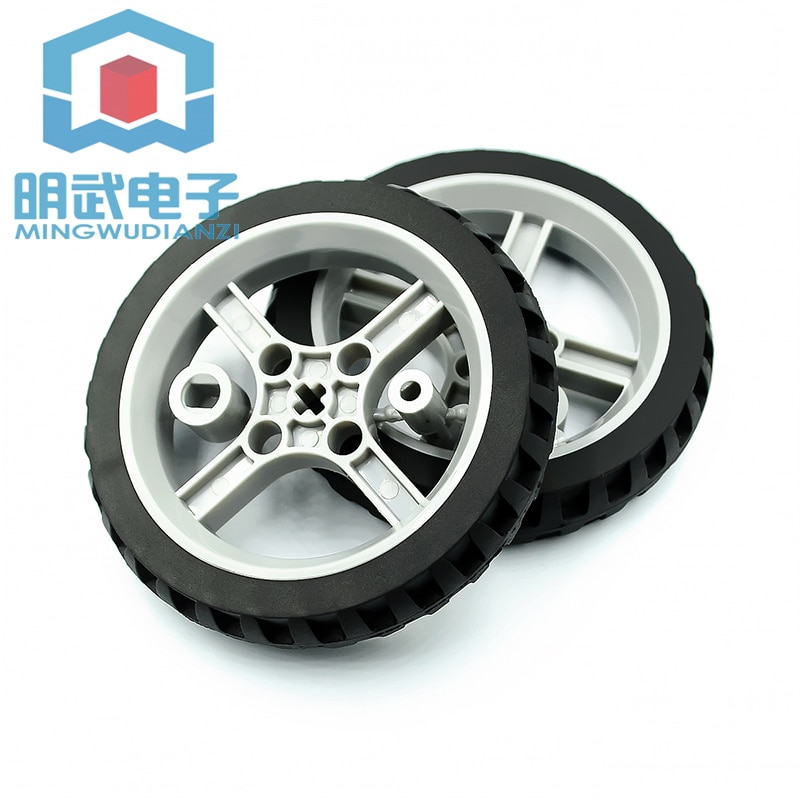 6514 TT motor free wheel cross shaft robot smart car narrow wheel 65mm motor tracking line