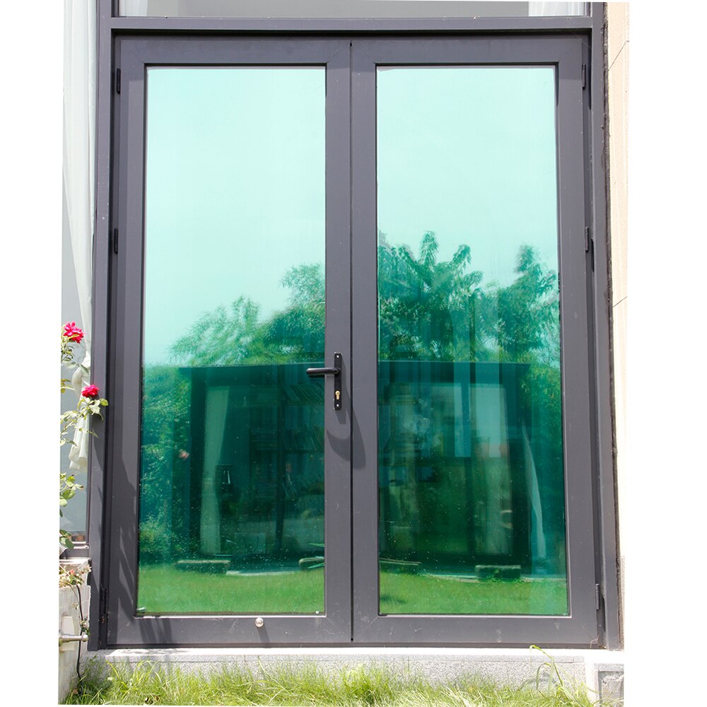 Sunice Een Manier Silver &amp; Green Reflecterende Window Tint Film Warmte Controle Anti-Uv Privacy Glass Sticker Zomer Gebruik