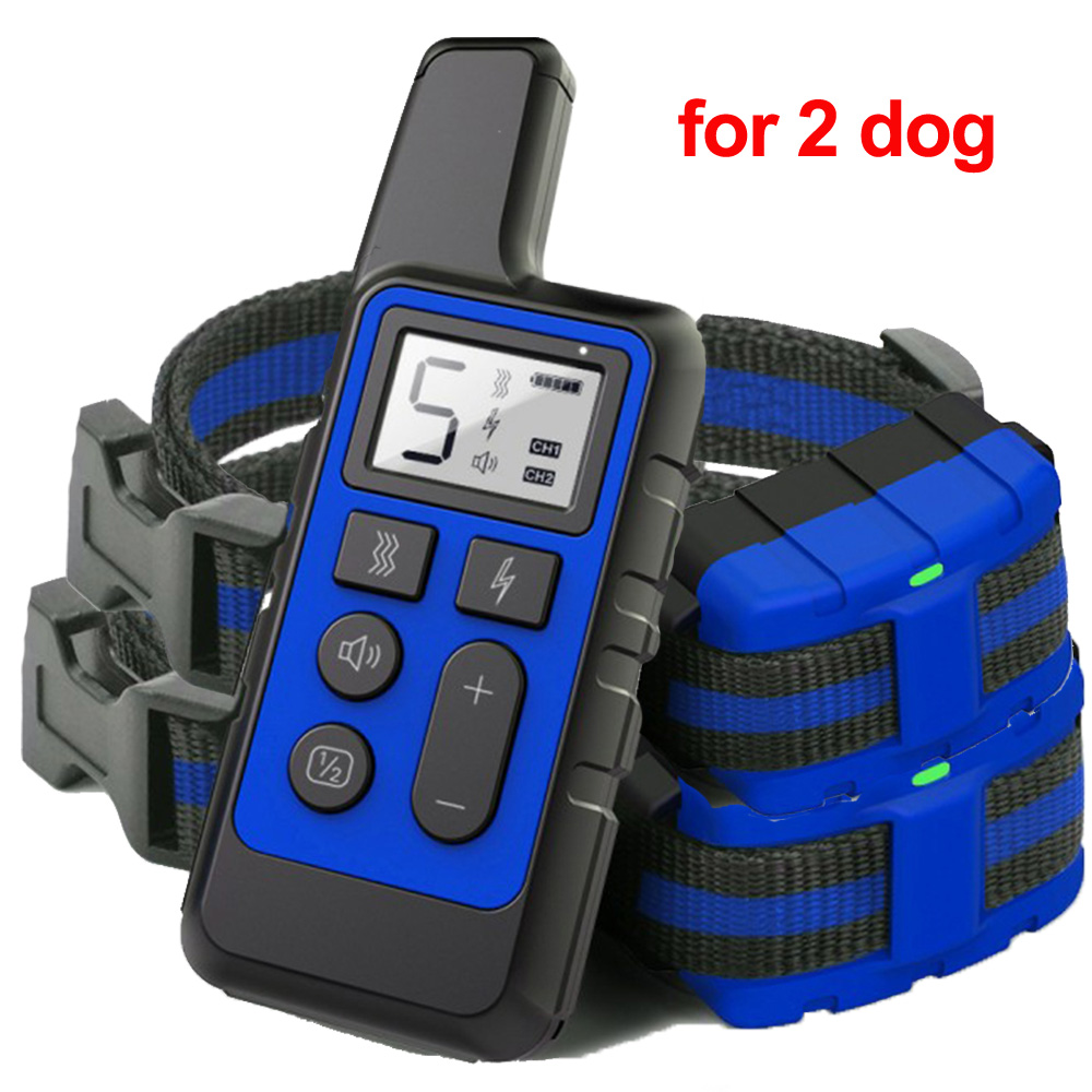 Perro Collar de entrenamiento recargable impermeable perro eléctrico