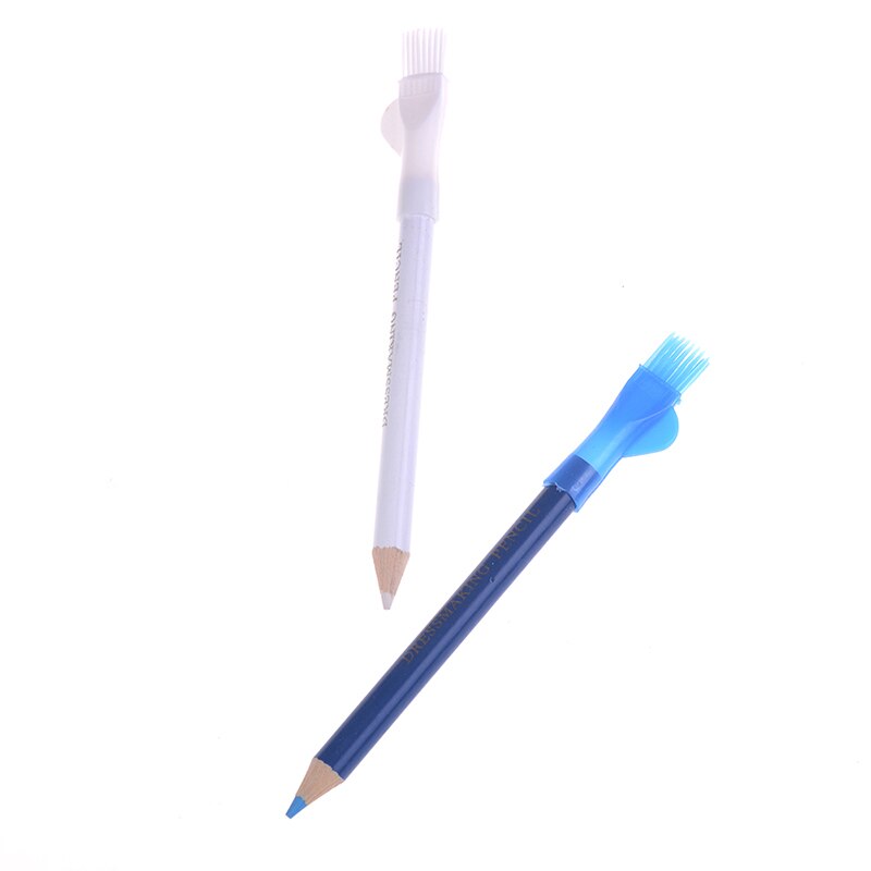 2 stk skræddersy, der markerer kridtblyant til syning af læderkunsthåndværk