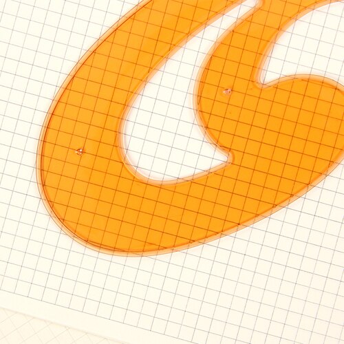 Multifunctionele cloud vorm curve boord curve tekening tool sjabloon heerser driedelige set voor art comics anmation