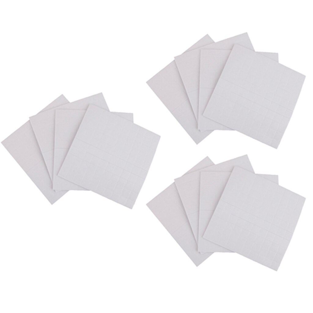 36Pcs Double Sided Self Adhesive Foam Pads Square Sticky Fixer 3D Effect 2mm