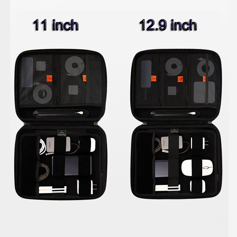 WiWU – sac à main en cuir pour tablette et ordinateur portable, sacoche antichoc pour iPad Pro 12.9 11, iPad mini 6