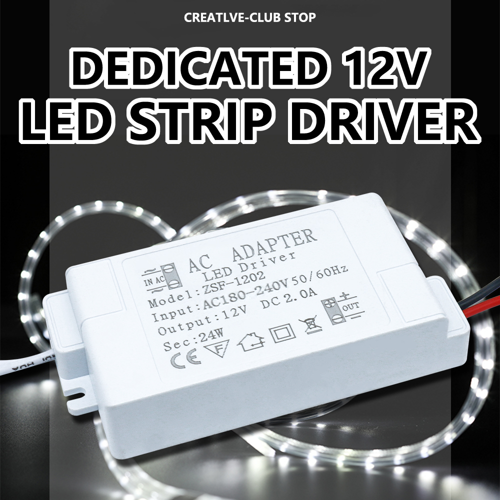 6W 12W 24W 36W 48W 60W LED Lighting Transformers AC220V TO DC12V LED Driver Power Supply 12V For LED Strip Lights 5A adapter