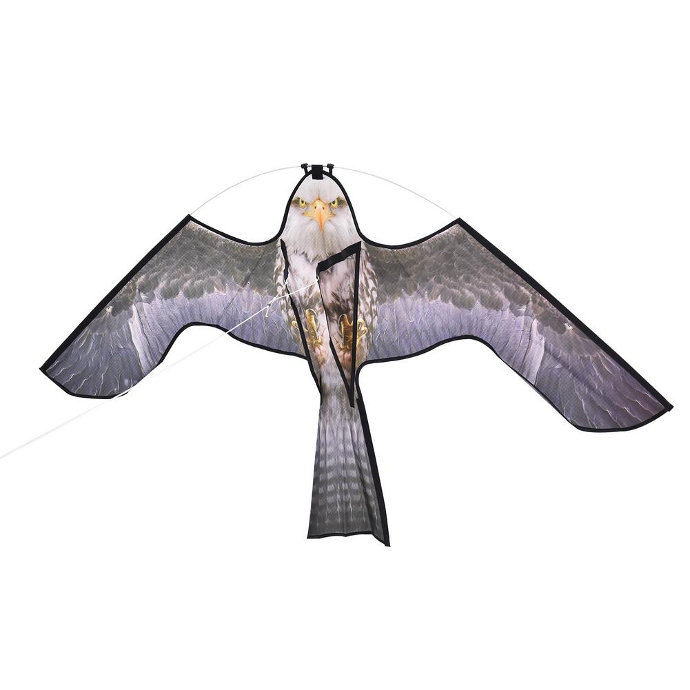 Repelente de aves, cometa de águila, espantapájaros, emulación de cometa voladora, cometa de pájaro para jardín, patio, granja de gran tamaño