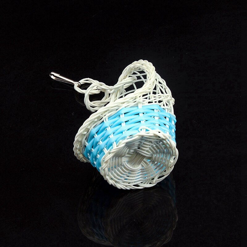 Ptak huśtawka zabawki klatka hamak chomik wystrój ogrodu papuga kosz kołyska tkactwo gniazdo kołyska gniazdo wisząca zabawka losowy kolor