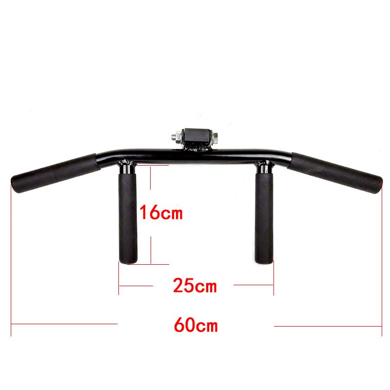 Fitness Barbell T-Bar Row Platform Landmines Handle Core Strength Training Gym Home Workout Attachment Deadlift Squat Rowing Bar: Default Title