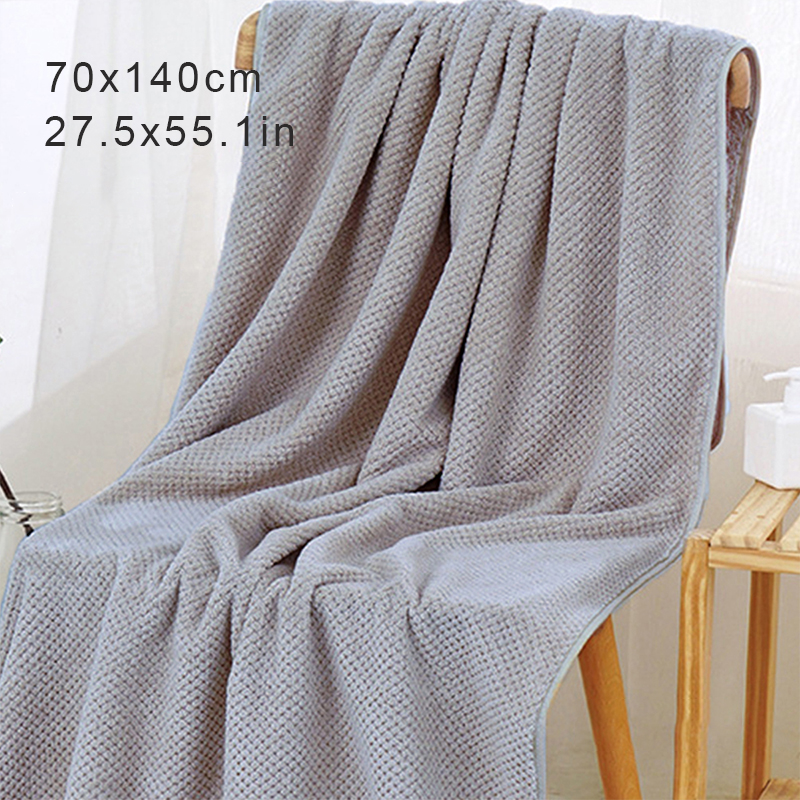 140x70cm Large Bath Towels Soft Bathroom Washcloth Bathing Robe Comfort Microfiber Bathrob Quick-Drying Bath Towel: 30#