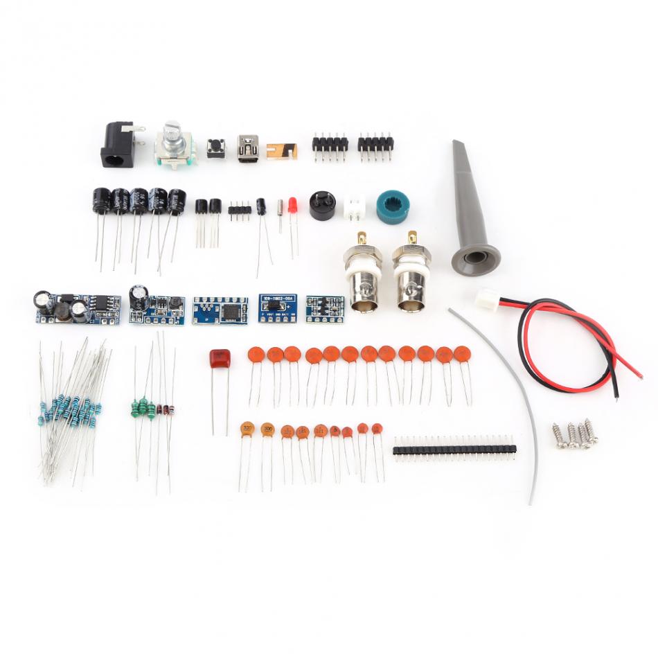 DIY Kit Disassembled Parts with LCD 20MHz Probe Teaching Set Oscilloscope Digital Storage Oscilloscope
