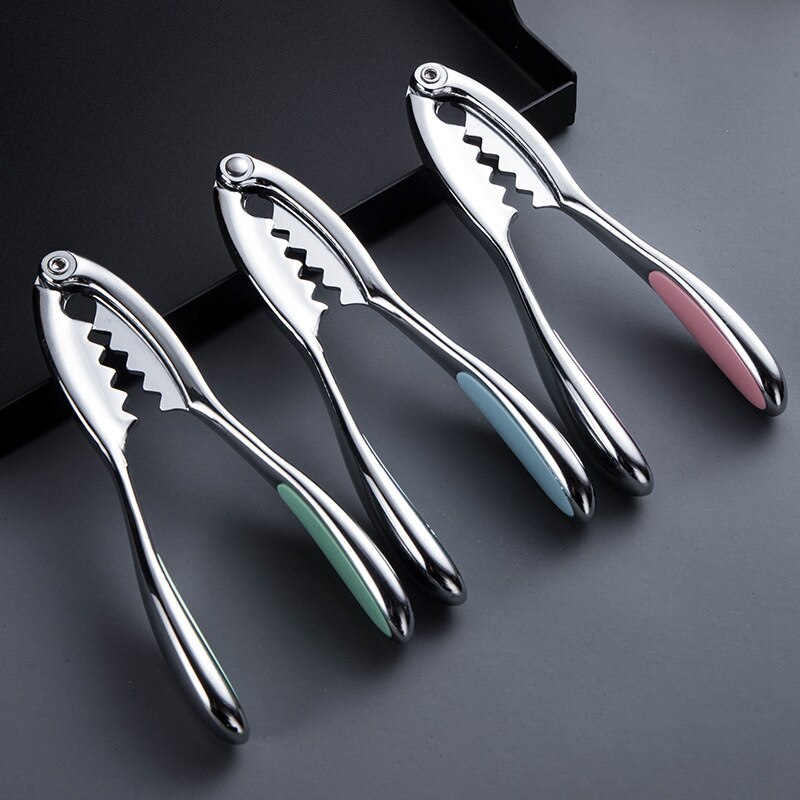 Pinzas de cangrejo para el hogar artefacto de cocina Gadgets de acero inoxidable pinza de pie de cangrejo pinzas de cangrejo de aleación de Zinc