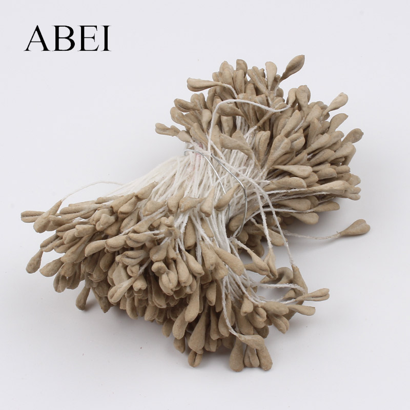 5mm 350pcs Kunstmatige Bloem Stamper Handgemaakte Kous Bloem Materiaal Matte Meeldraden voor Wedding Plakboek Cake Decoratie