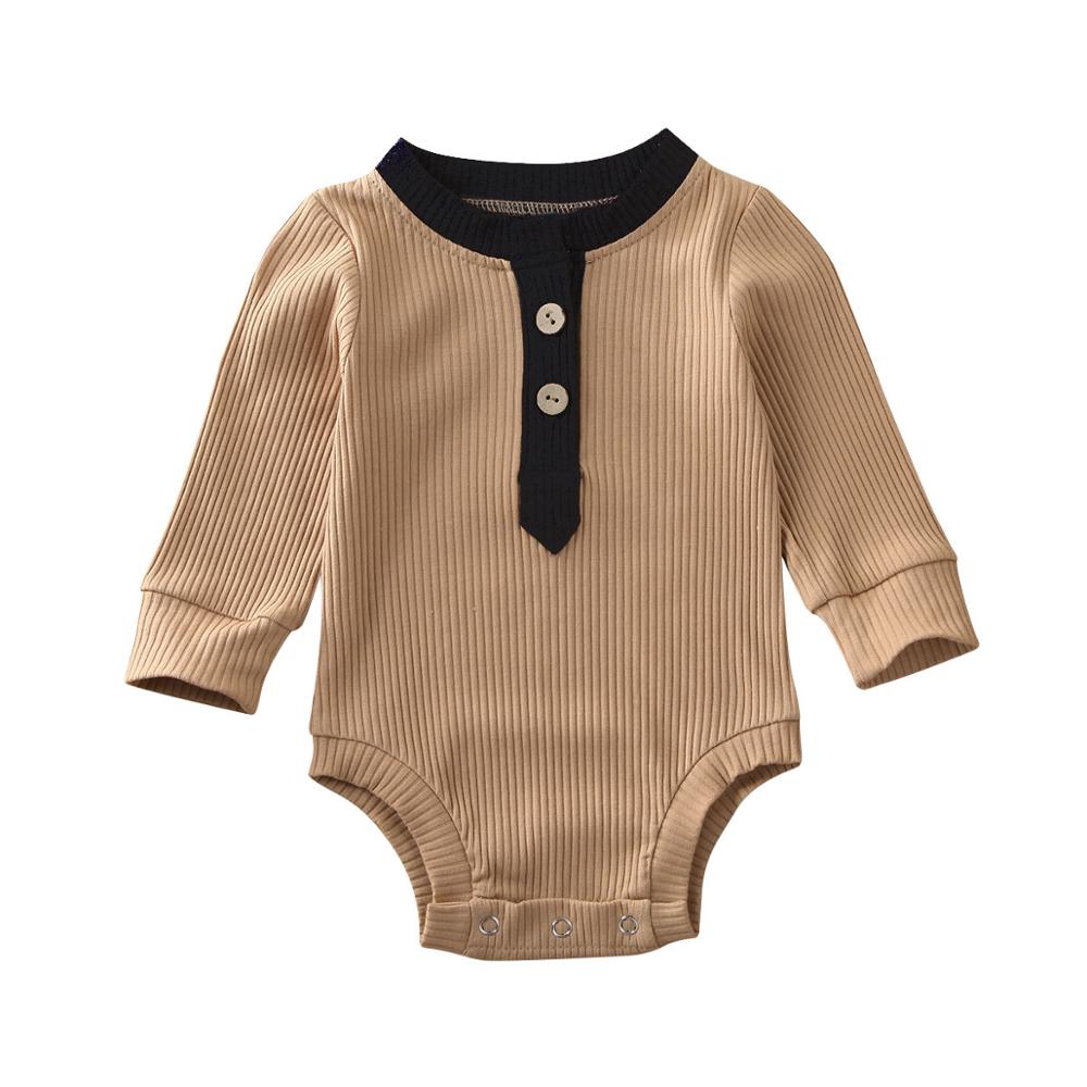 Pasgeboren peuter baby jongen romper lange mouwen patchwork zonnepak outfit kleding playsuit kleding