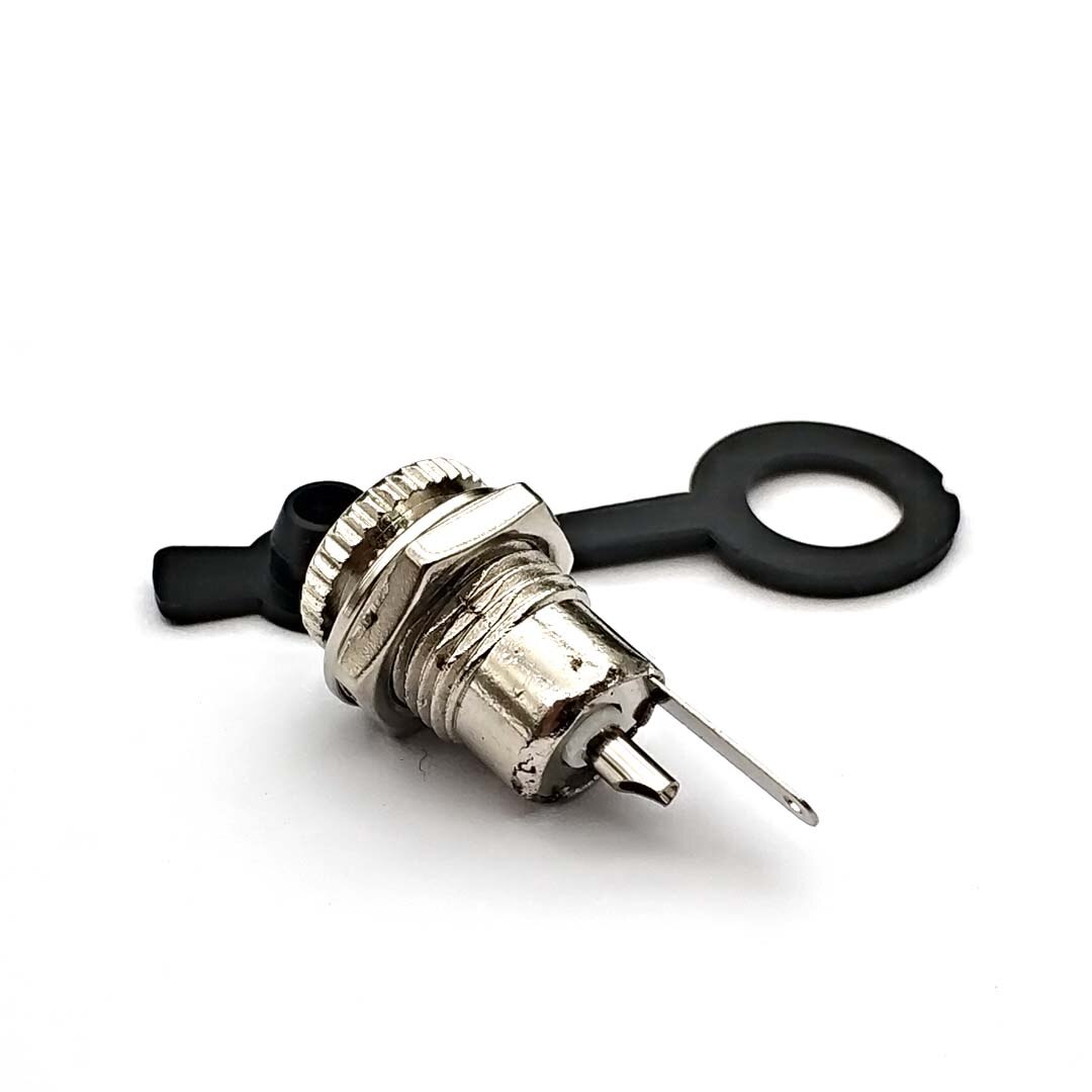 5.5 Mm X 2.1 Mm/5.5X2.5 Dc Power Jack Socket Female Panel Mount Connector Metalen Panel Mount interface Plug Draad Terminals