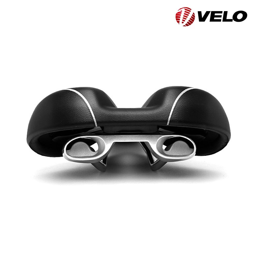 VELO Leather Bicycle Saddle Comfort Soft Cushion Bike Seat for MTB Road Bike Saddle 338g Cycling Bicycle Parts VL-3502