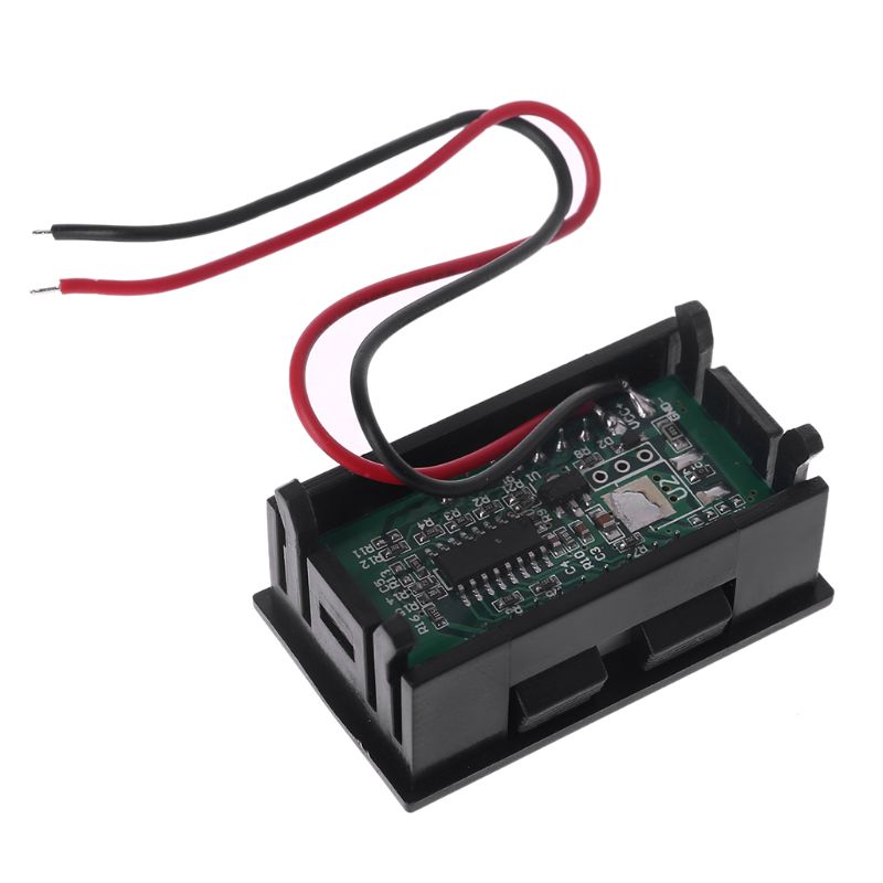 12V Car Lead Acid Battery Capacity Indicator Voltmeter Power Tester with Switch 91AE