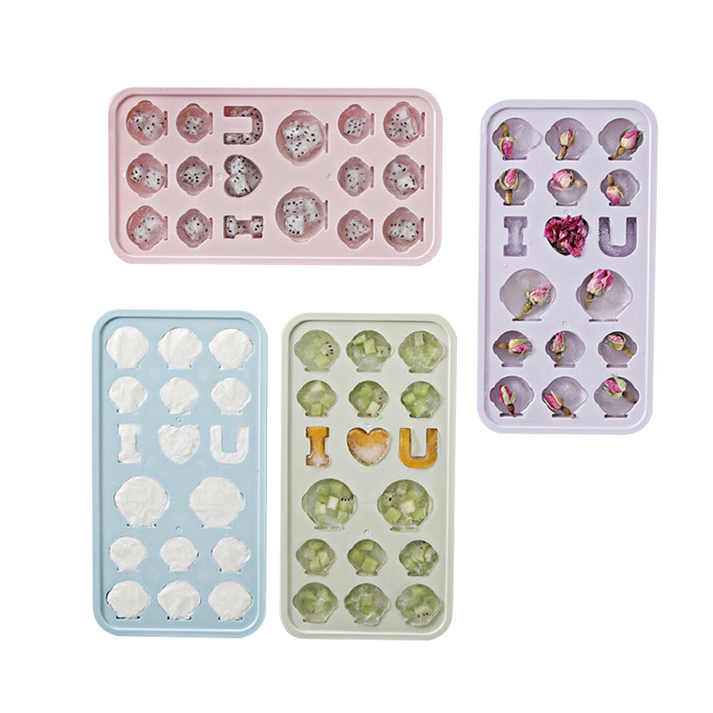 Penguin Ice Mold Cube with Lid Ice Box Cute DIY Ice Mold Gadget 17 Ice Cubes