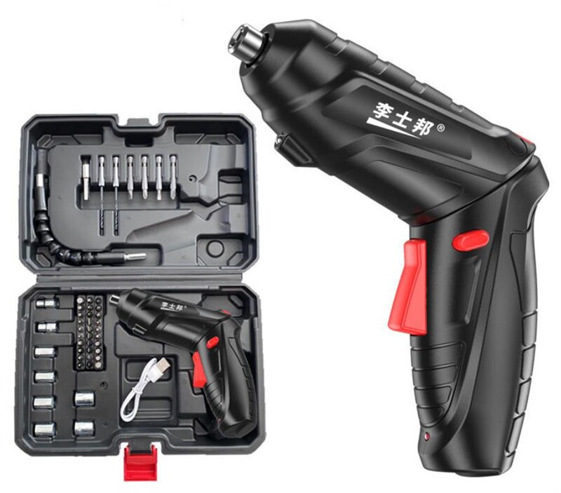Multifunction Mini Electric Drill Home Electric Screw Driver Screwdriver Power Tool USB Charge Universal Wrench Maintain THE1203