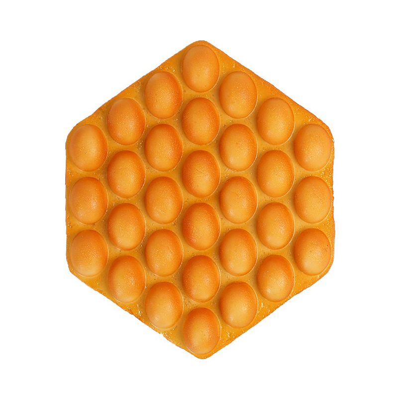 Hong kong boble æg ævle model vinduesvisning simulering dessert snack frugt eggettes puff vaffel prøve rekvisitter vaffel figurer