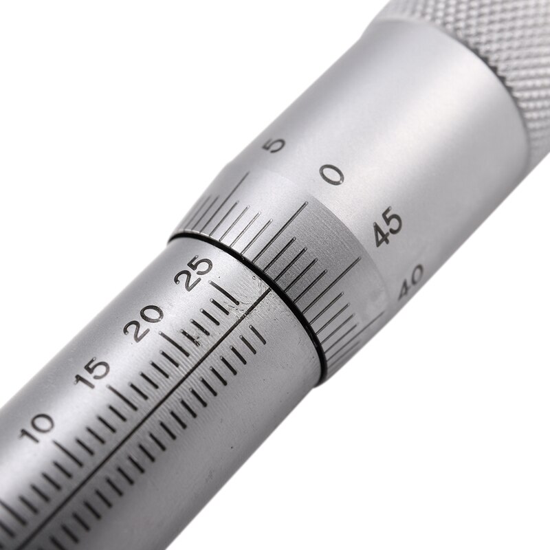0-25Mm Opvoerhoogte Micrometer Micrometer Probe Micrometer Platte Kop Optische As Platte Kop Optische As Φ12mm Met gaten