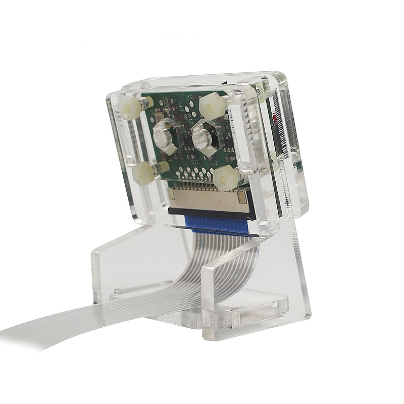 Ov5647 mini kamera akryl hållare transparent webbkamera fäste för hallon  pi 3 kamera: Default Title