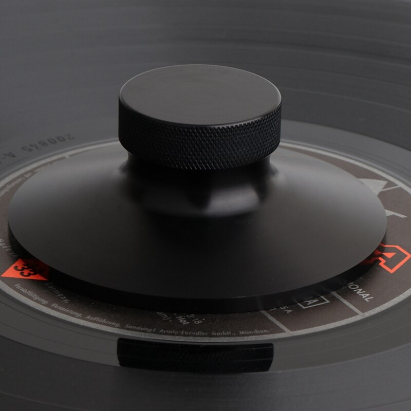 Record Gewicht Clamp Lp Vinyl Draaitafels Metalen Disc Stabilizer Voor Speler, Cd-speler Chassis, luidsprekers (0.27LB)