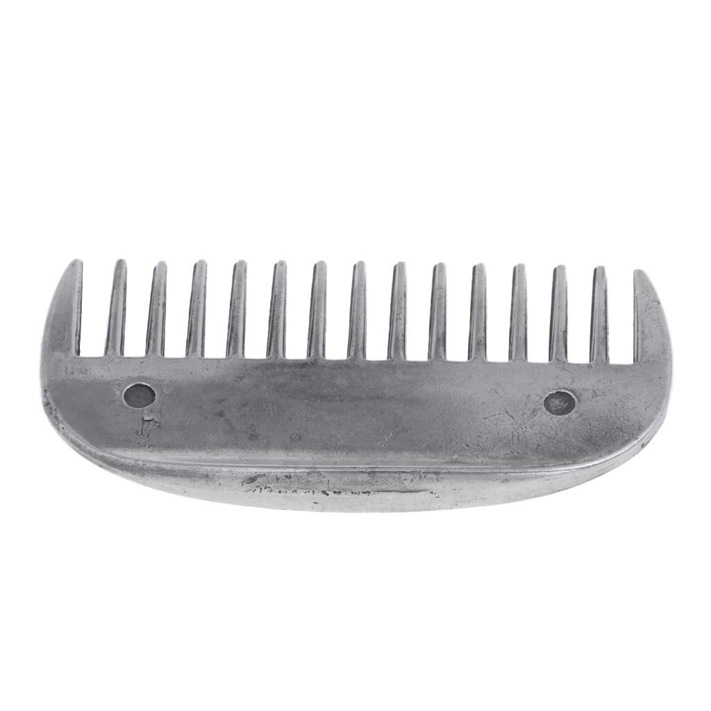 Stainless Steel Equestrian Curry Comb Horse Grooming Brush Equine Men Women Horse Riding Gear Outdoor Sports Tool